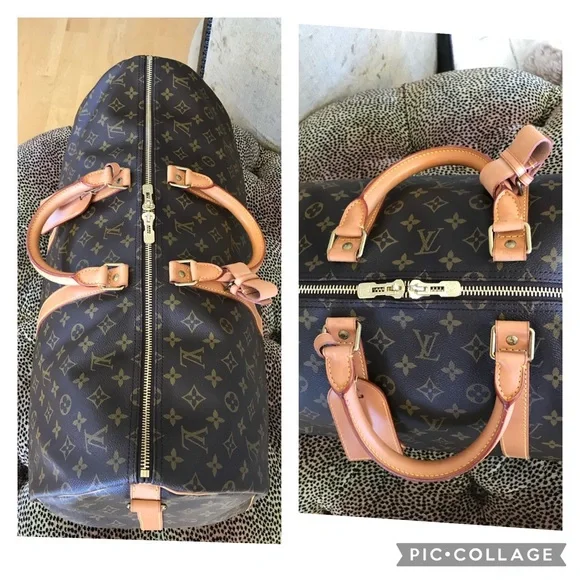Exquisite Louis Vuitton Keepall Bandoliere 55 Travel Bag Suitcase Carry On - Picture 8 of 17